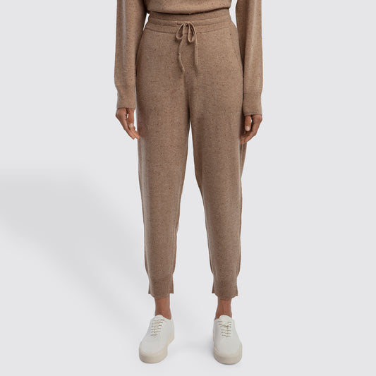 Camel Cashmere Jogger View 1