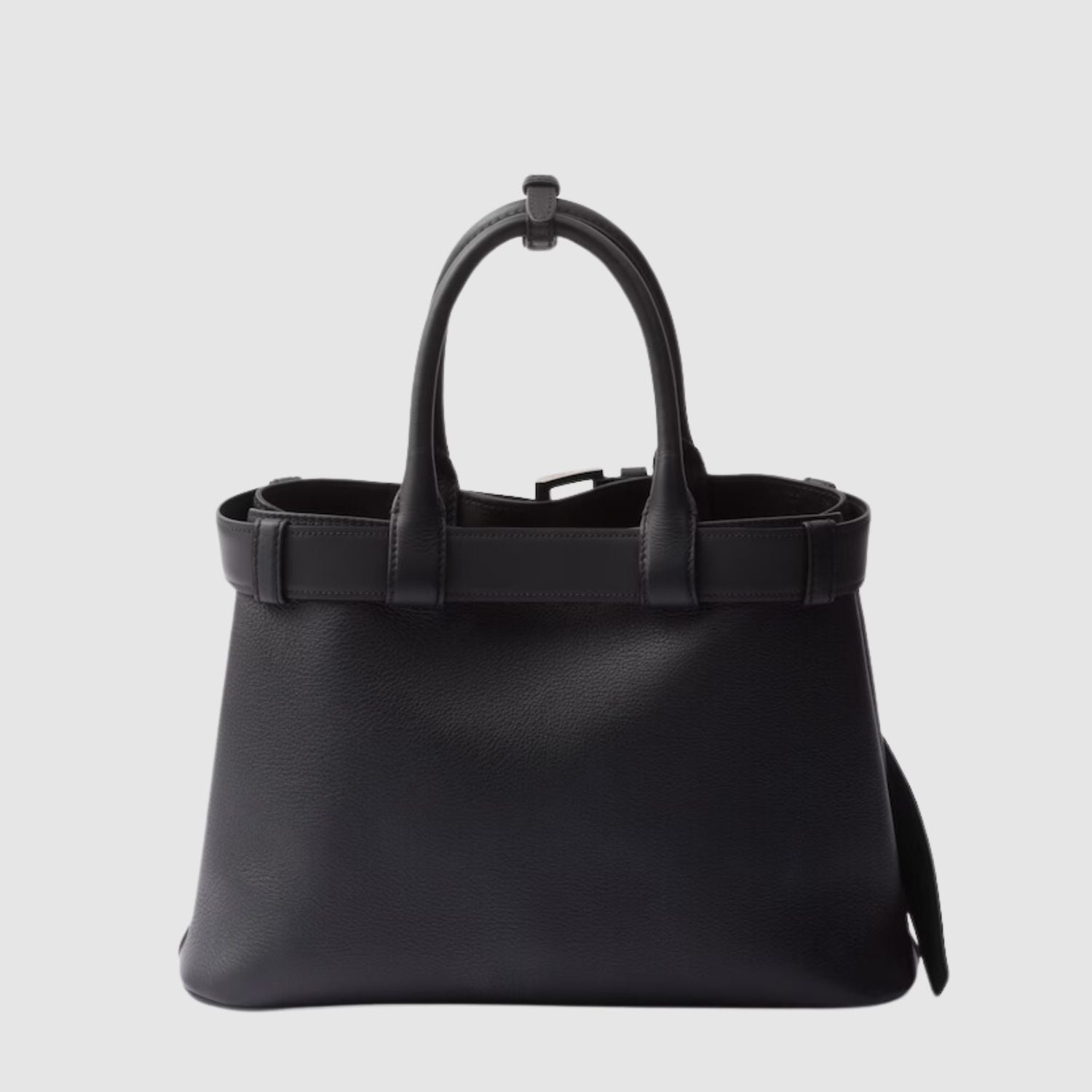 Prada Medium Buckle Leather Handbag with Belt_PRAW243002