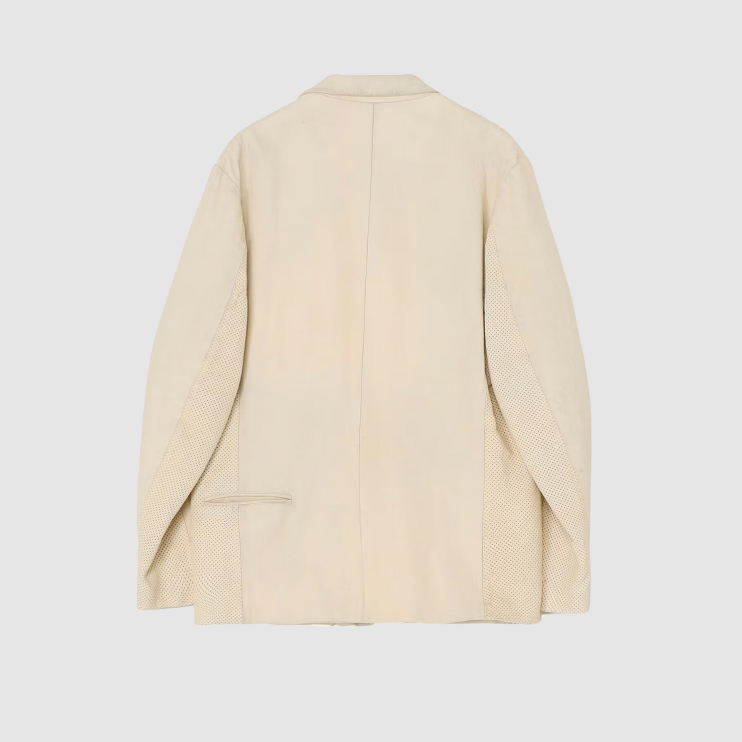 Yohji Yamamoto Organic Tanned CALF Washed 2BS Piping Calf Jacket