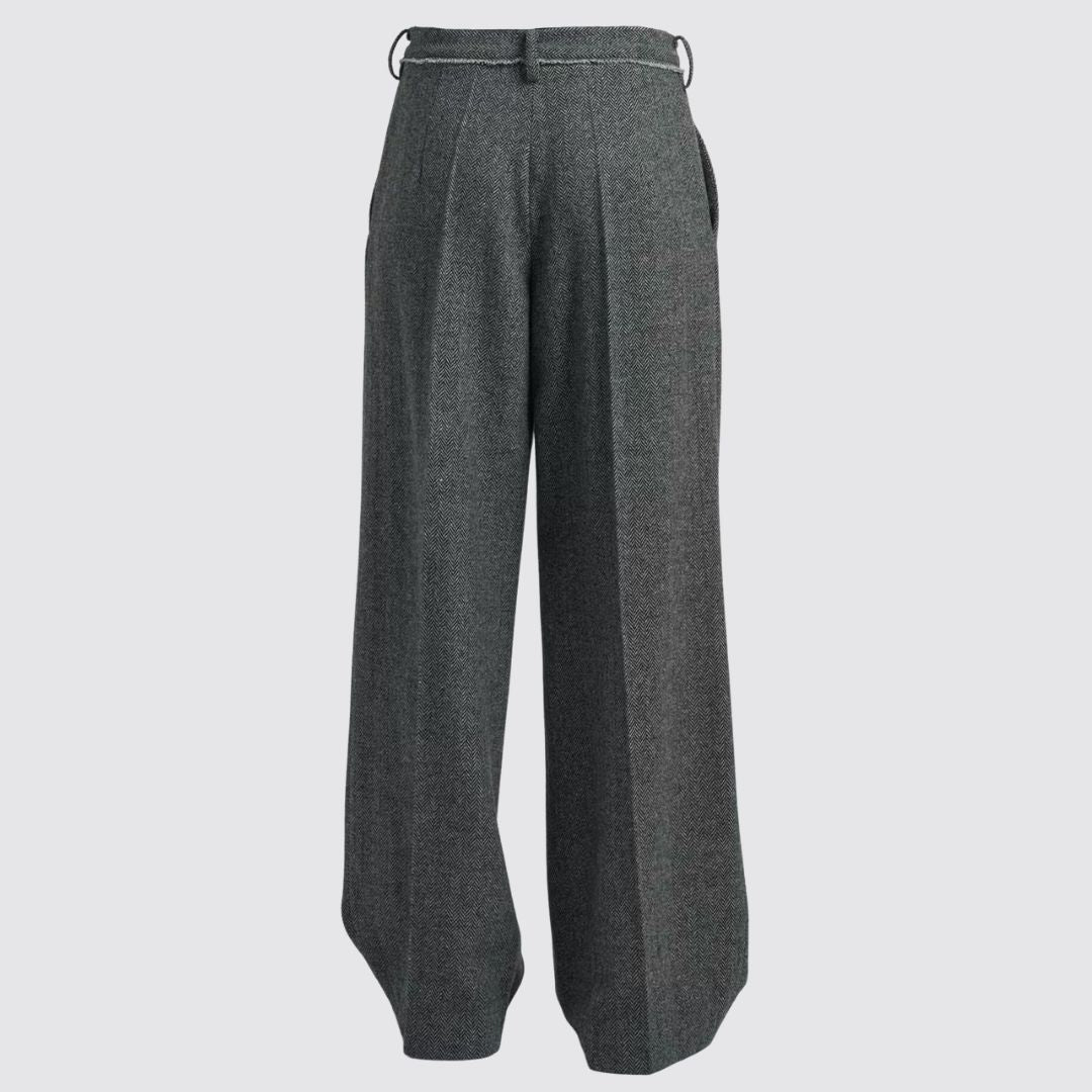Yohji Yamamoto Center Pressed Pants View