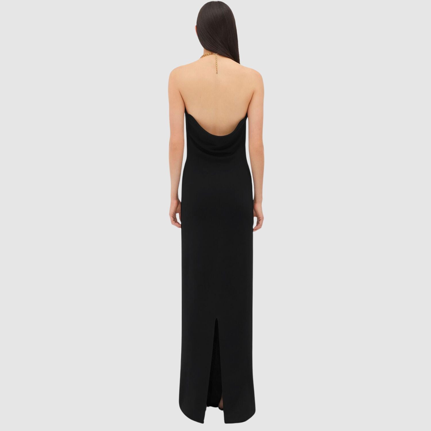 Bottega Veneta Viscose Long Dress With Chain Detail