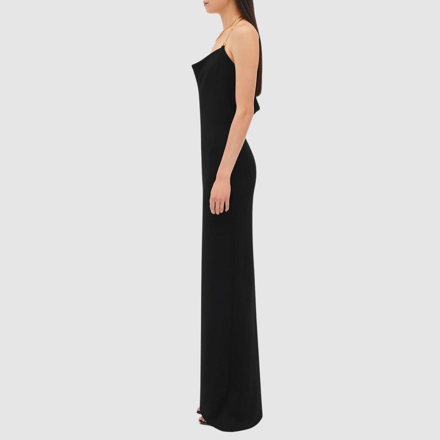 Bottega Veneta Viscose Long Dress With Chain Detail