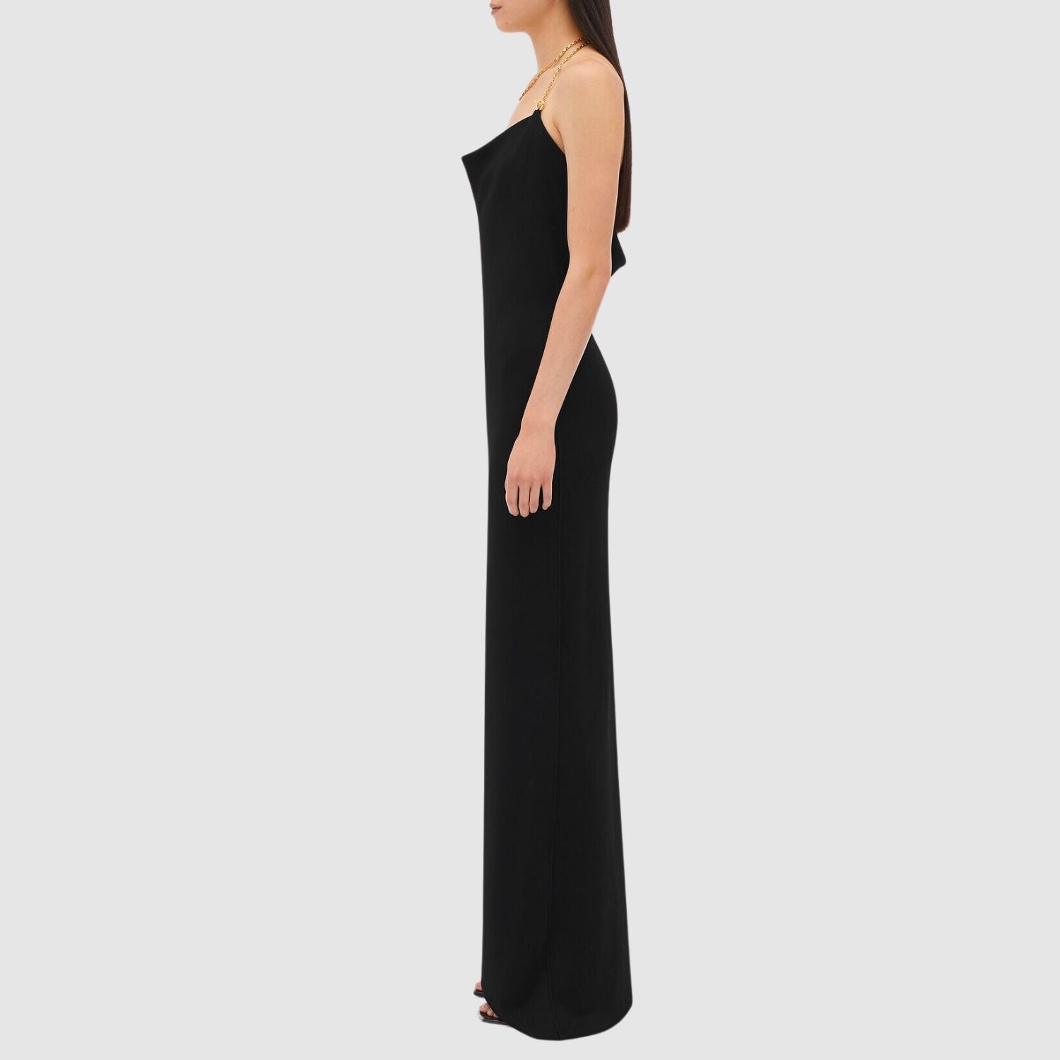 Bottega Veneta Viscose Long Dress With Chain Detail