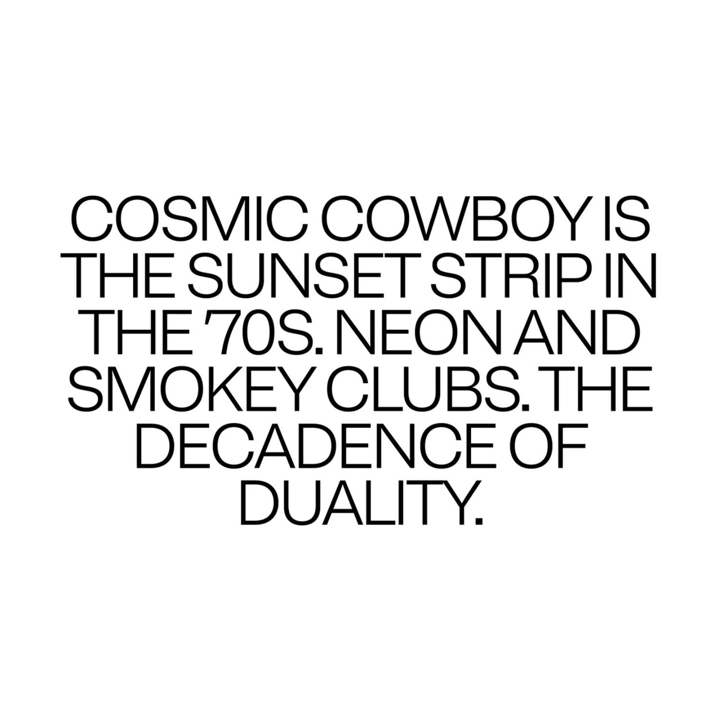 PERFUMEHEAD Cosmic Cowboy