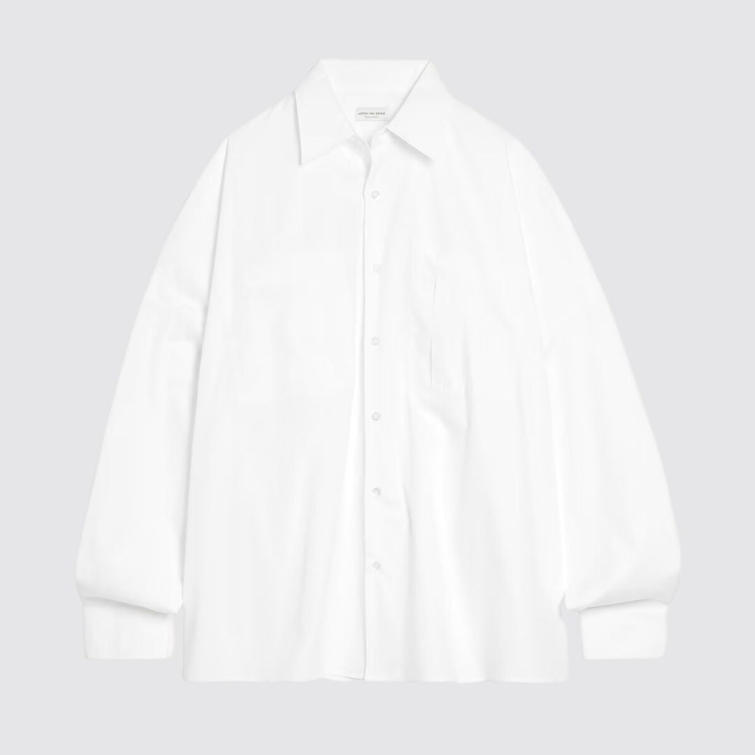 Dries Van Noten Cotton Cocoon Shirt Front View