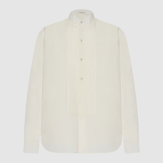 The Row Danilo Shirt in Cotton and Silk