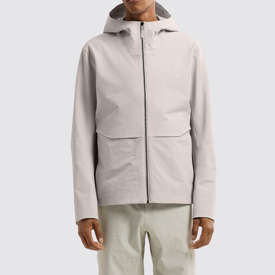 Arc'teryx Veilance Quartic Jacket in Dark Cocoon Model Front View