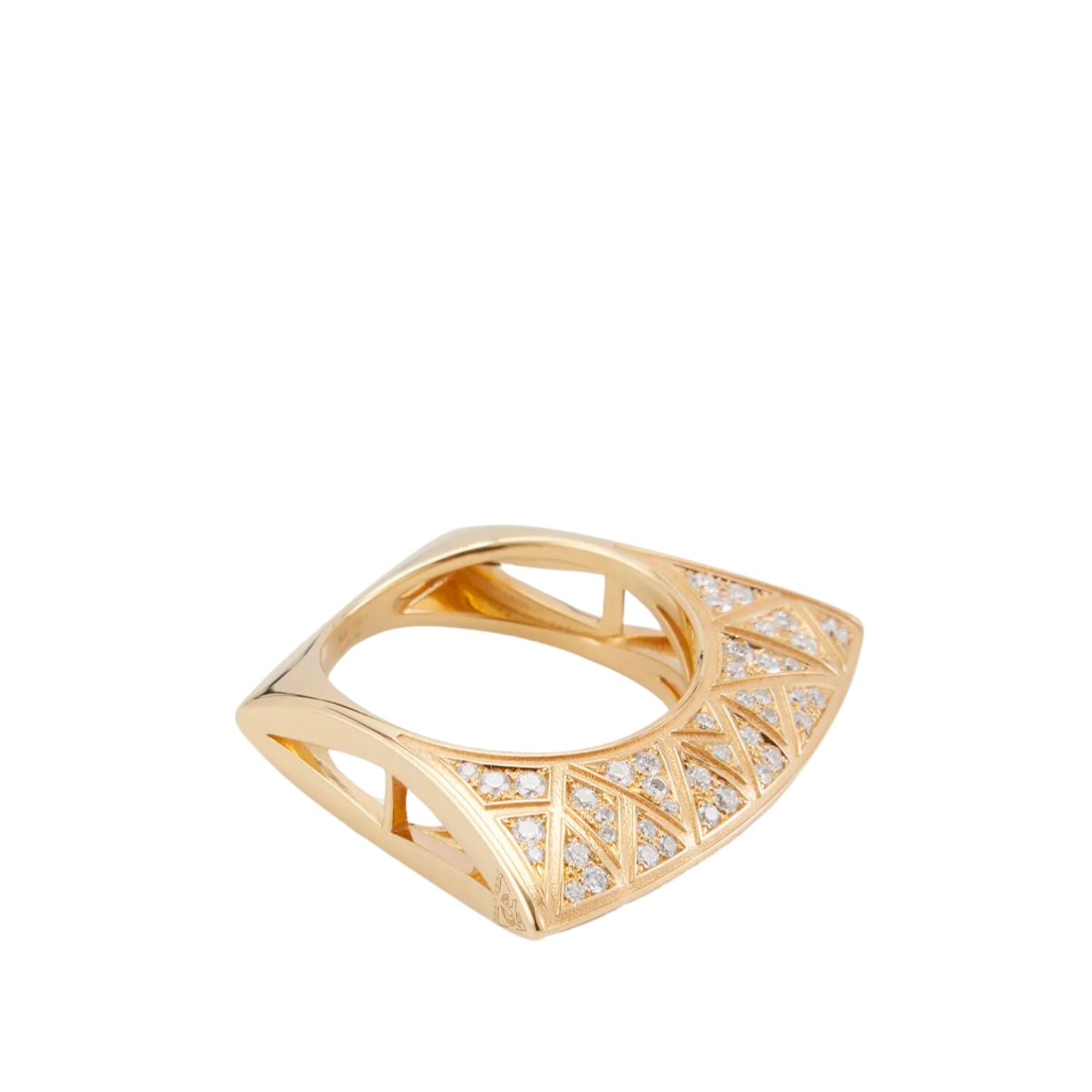 Dries Criel Diamond Lotus Ring