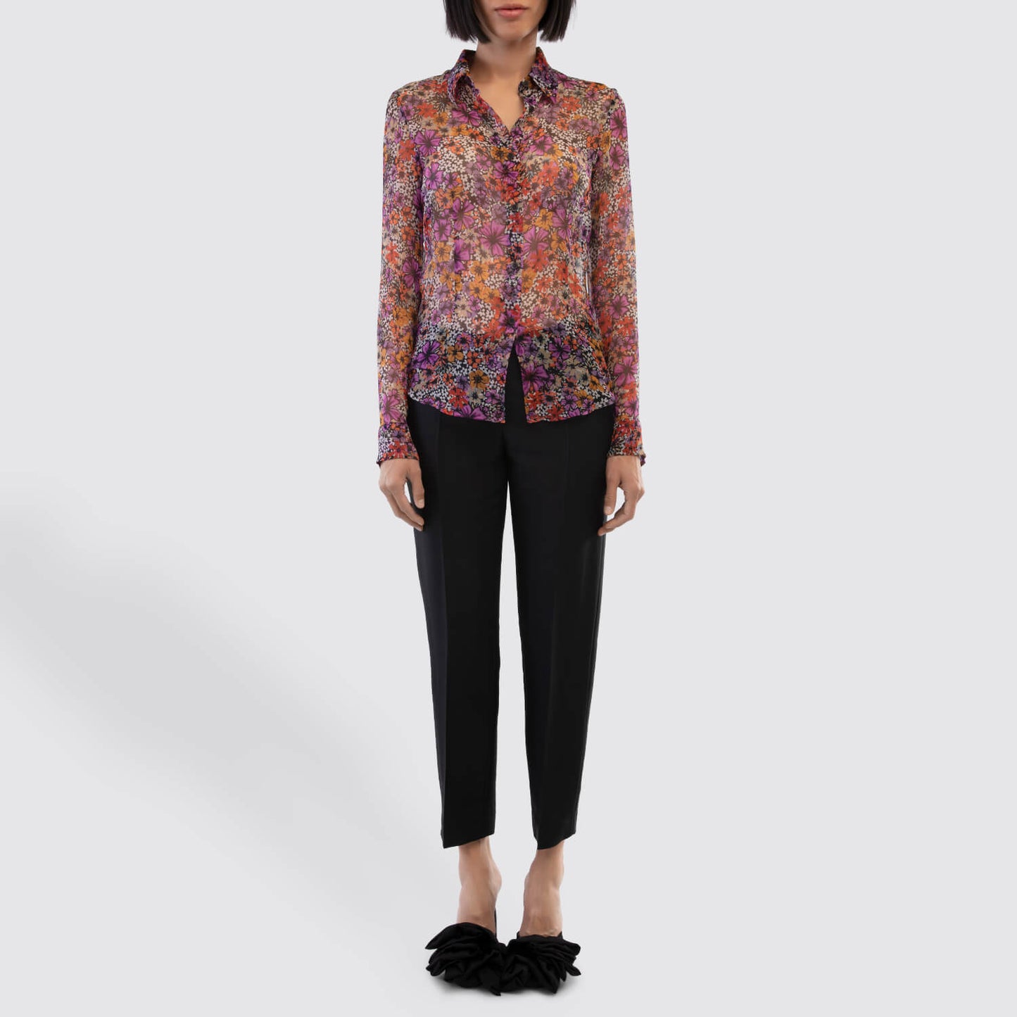 Dries Van Noten Cropped Straight Leg Pant Style
