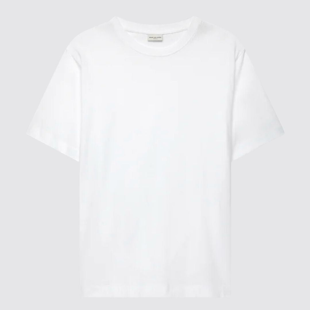 Dries Van Noten Hertz Shirt in White Front View