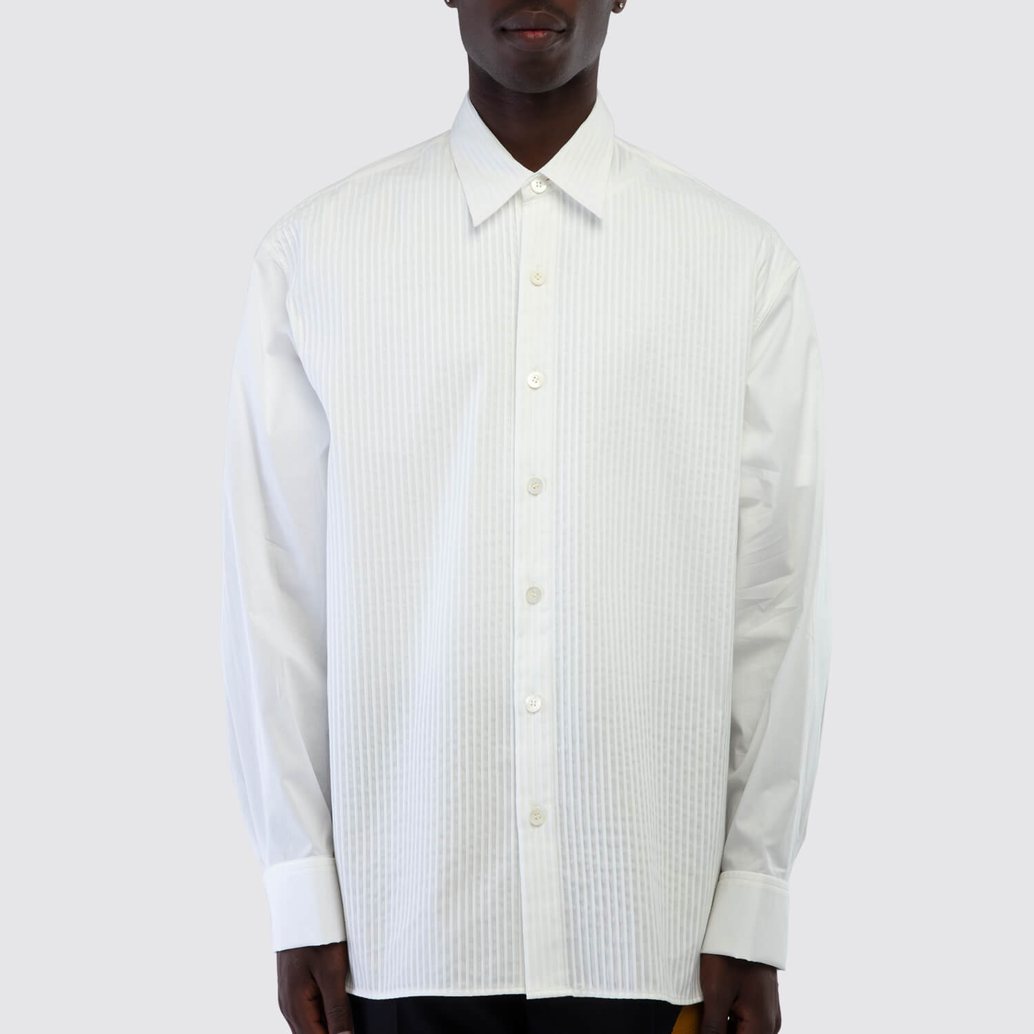 Dries Van Noten Calendar Tux Shirt Front View