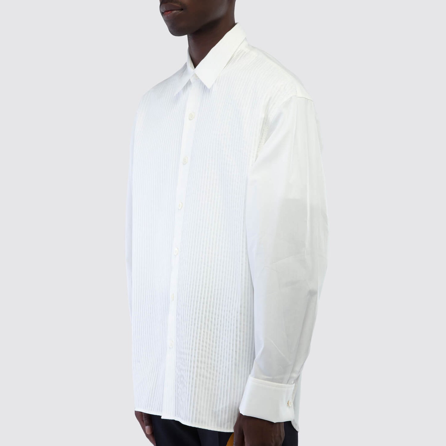 Dries Van Noten Calendar Tux Shirt 3/4 View