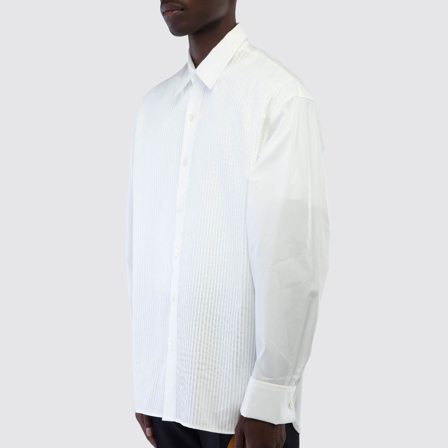 Dries Van Noten Calendar Tux Shirt 3/4 View