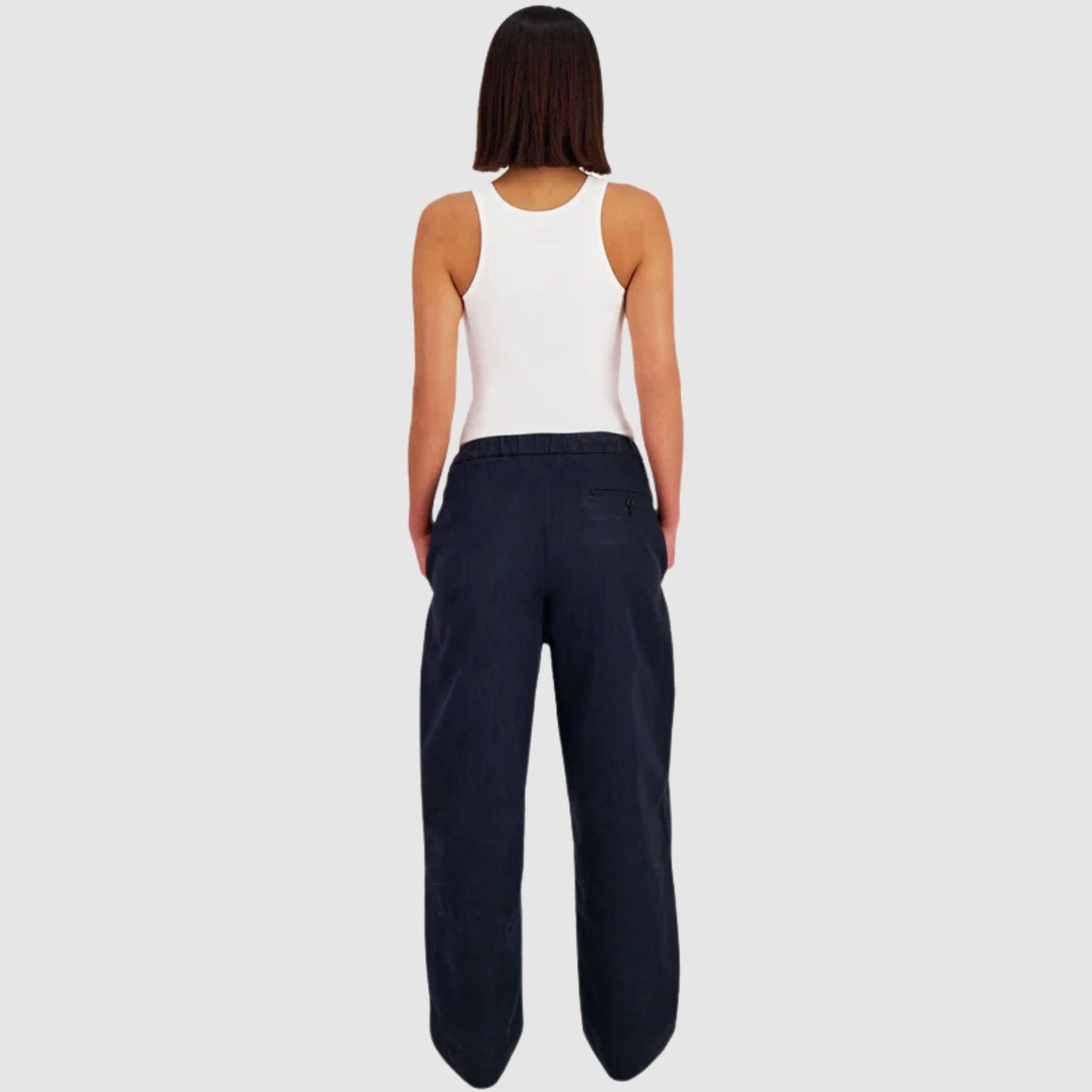 Meta Campania Ed Unlined Heavy Cotton Drawstring Trousers_METW245002