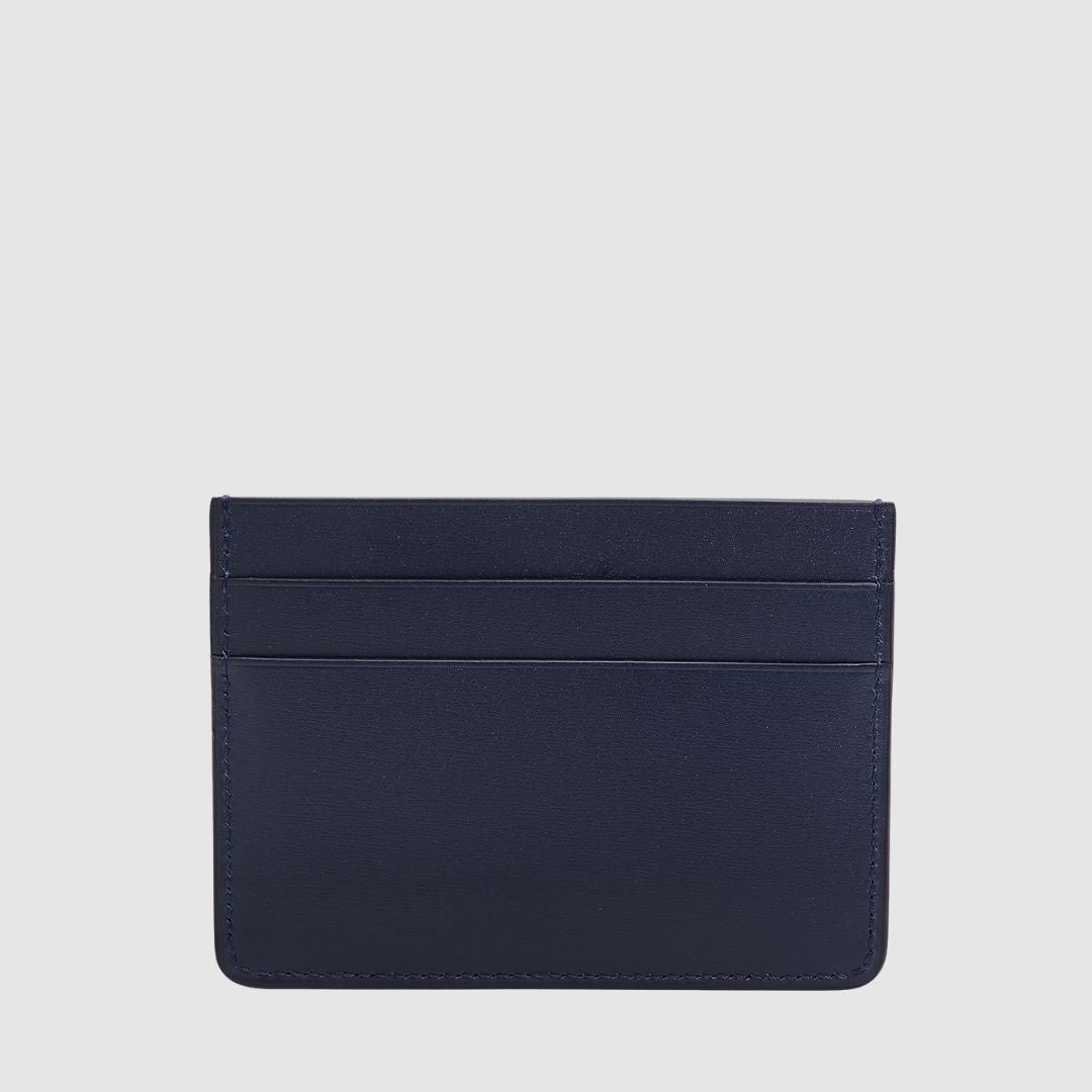 Exemplaire - Navy Leather Card Holder View 2