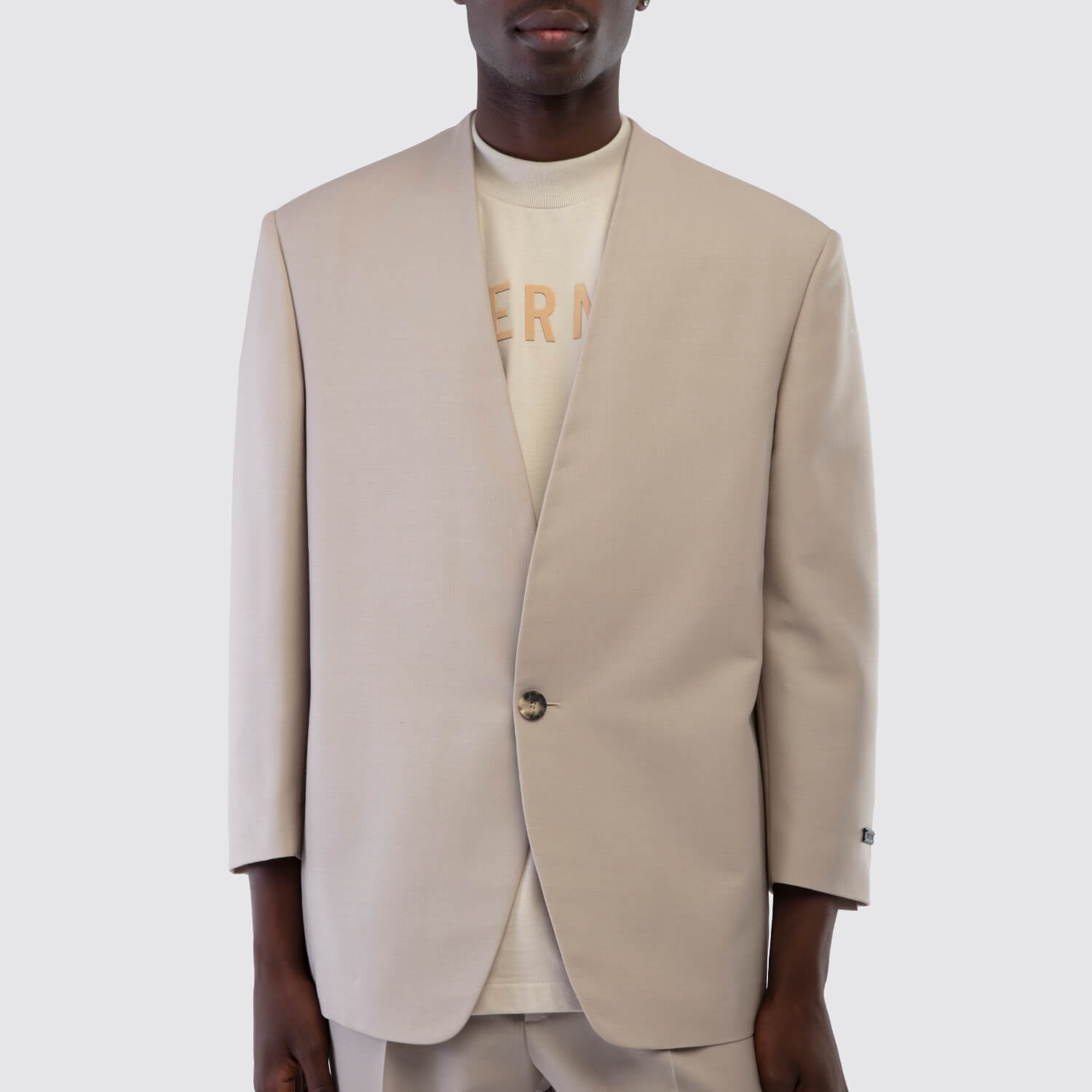 Fear of God Eternal Wool Mohair Lapelless Jacket