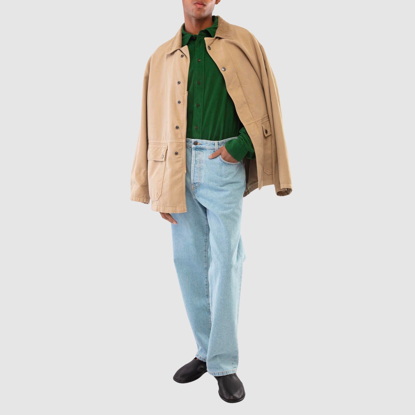 The Row Frank Jacket in Cotton
