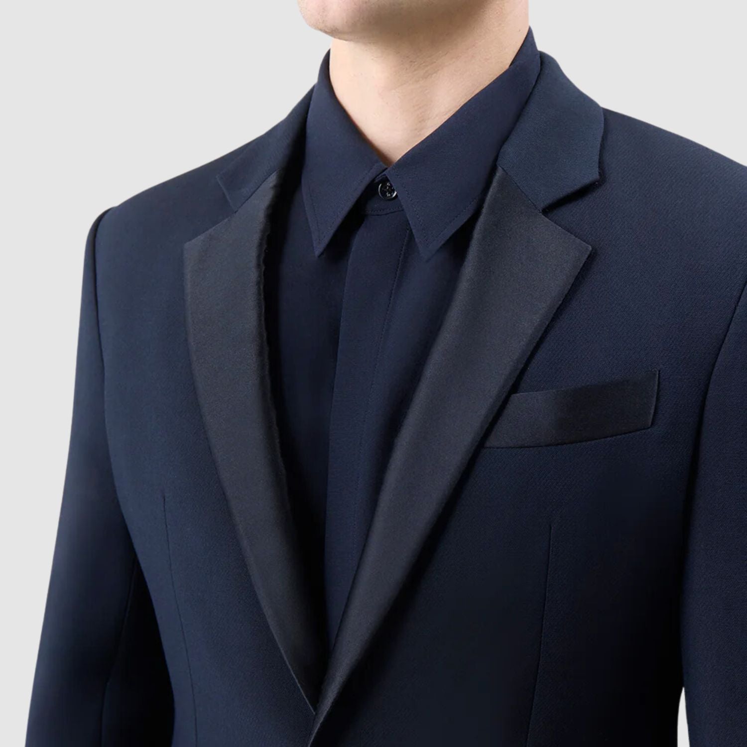 Gabriela Hearst Nicolson Jacket in Black Silk Wool Cady