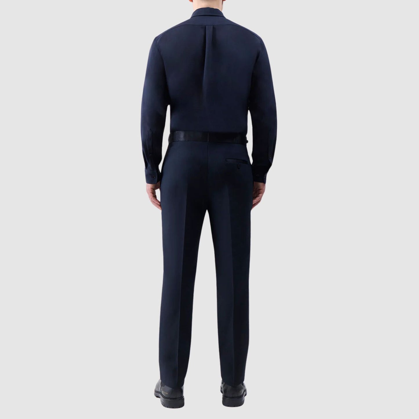 Gabriela Hearst Simons Pant in Black Silk Wool Cady