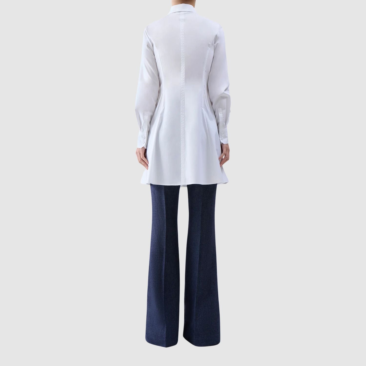 Gabriela Hearts Garcia Top in White Sea Island Cotton Poplin