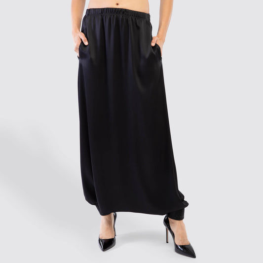 Giorgio Armani Silk and Rhinestone Skirt Trouser View 1