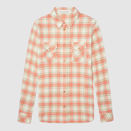 God's True Cashmere Redrock Tartan Cashmere Shirt