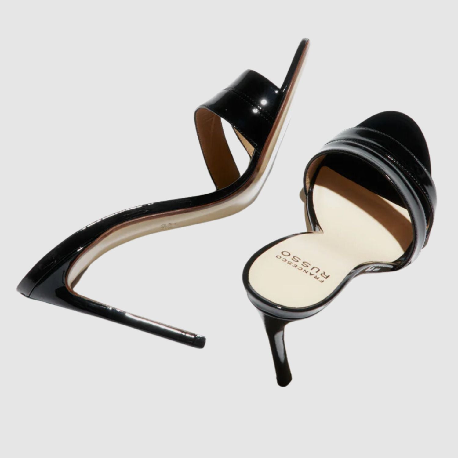 Francesco Russo Open Back Heeled Sandal_FRAW243002