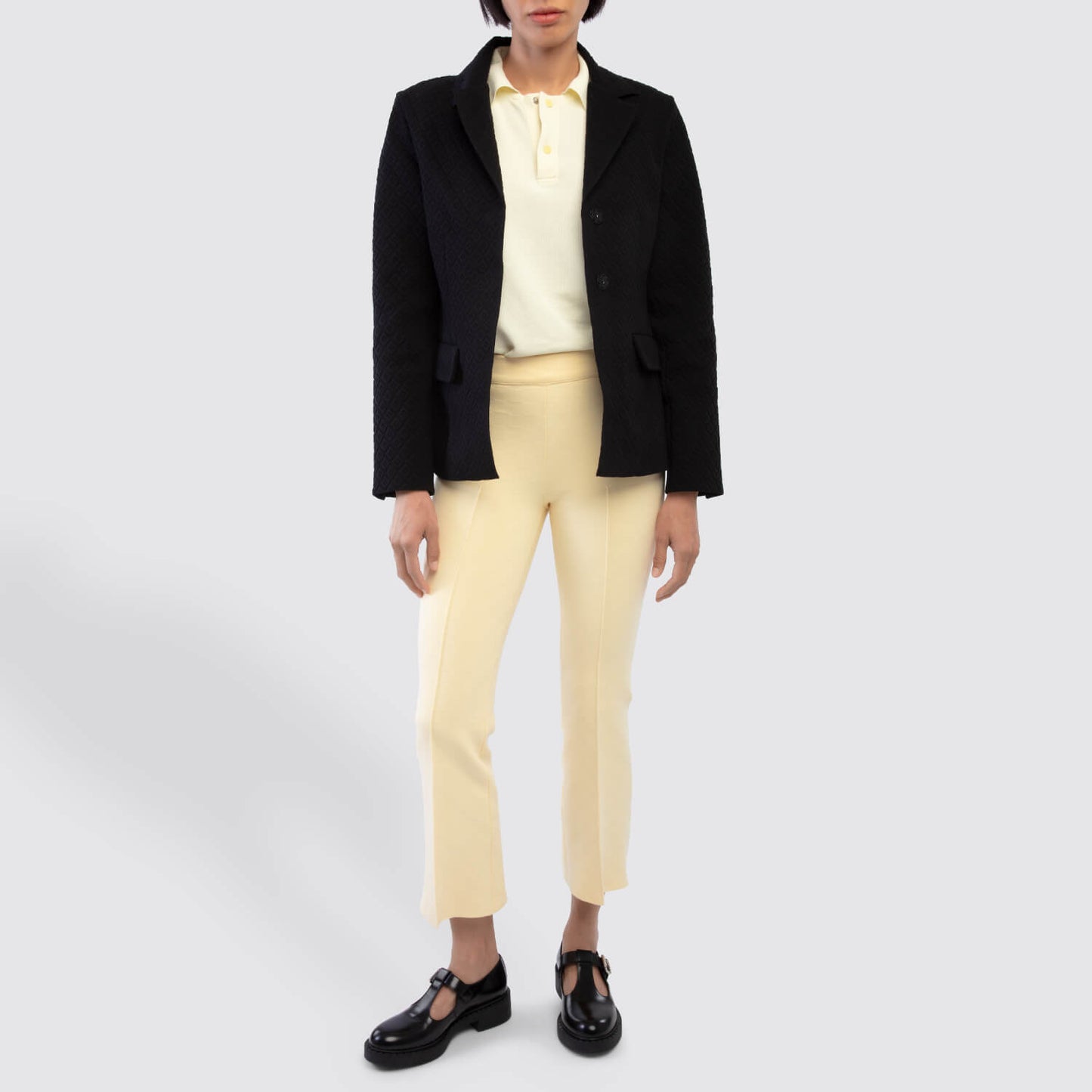 High Sport | Black Knit Blazer View 5