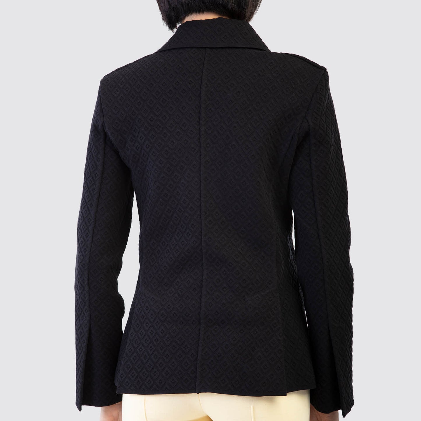 High Sport Black Knit Blazer View 3
