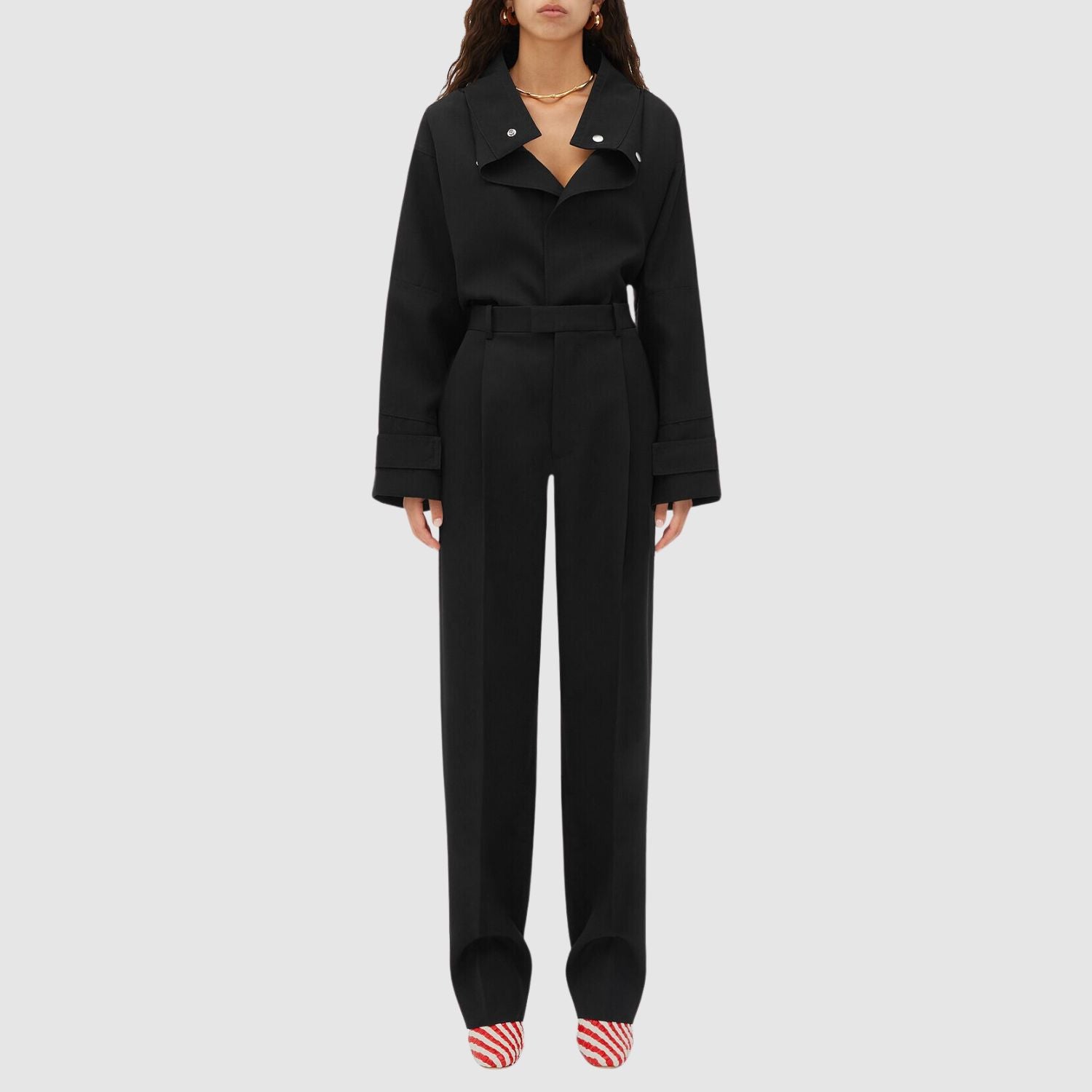 Bottega Veneta Sartorial Wool Twill Trousers