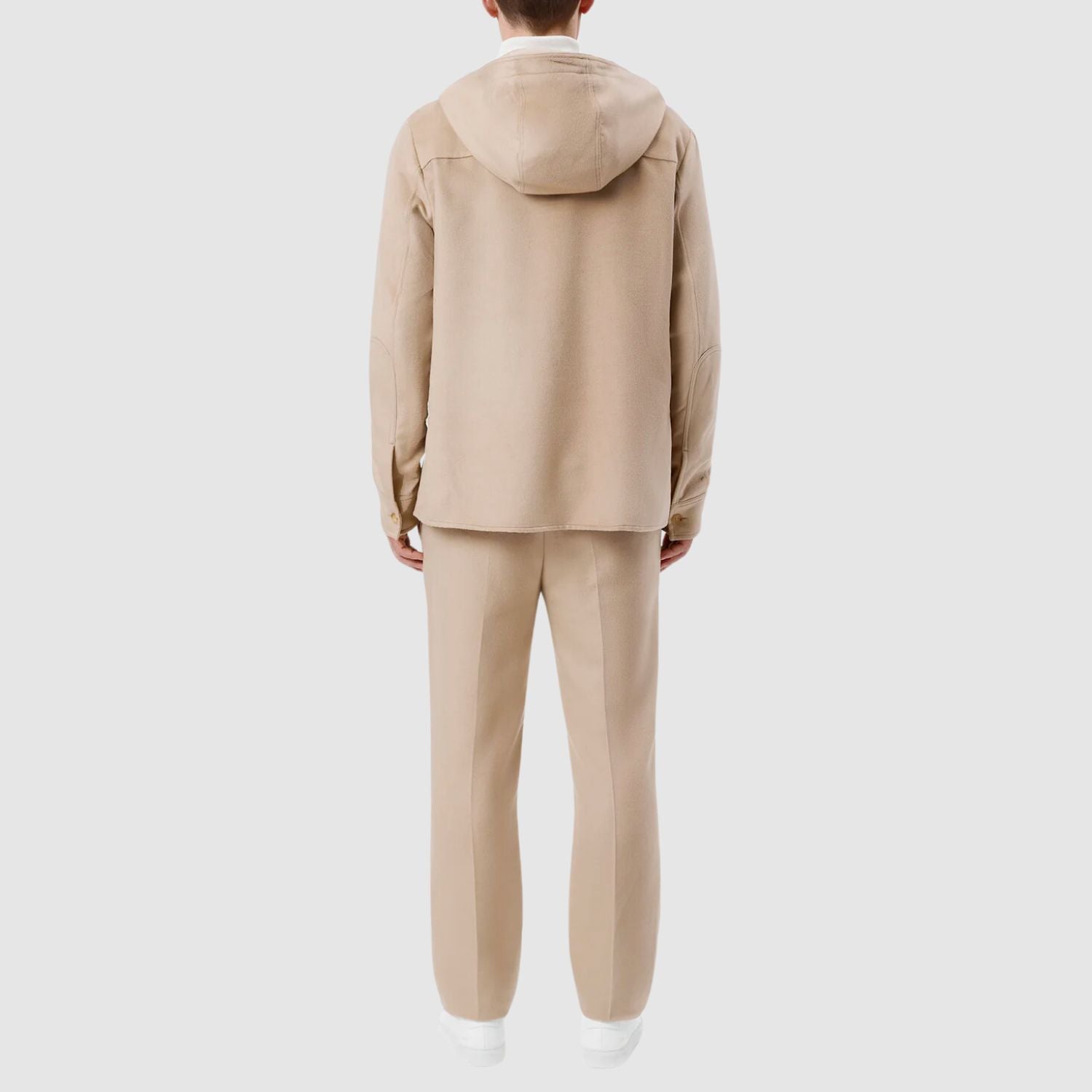 Gabriela Hearst Swift Silk Hooded Shirt Jacket