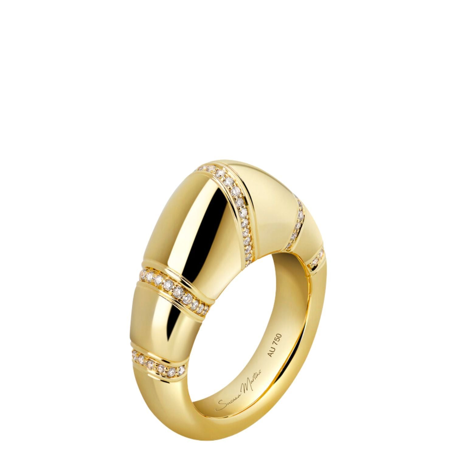 Susana Martins The Dome Ring in Gloss Yellow Gold_MART249012