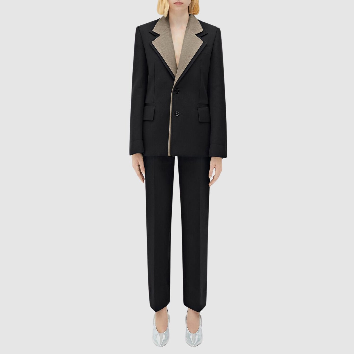 Bottega Veneta Layered Wool Blazer