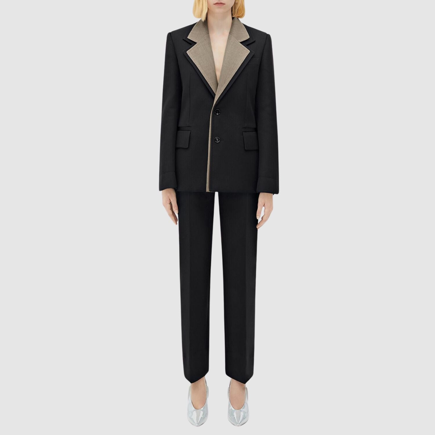 Bottega Veneta Layered Wool Blazer
