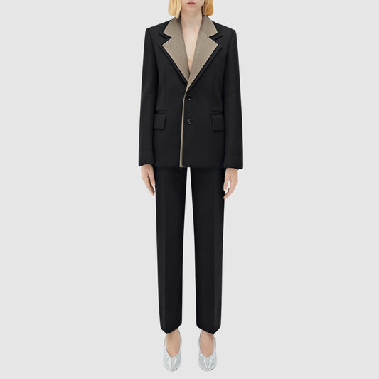 Bottega Veneta Layered Wool Blazer