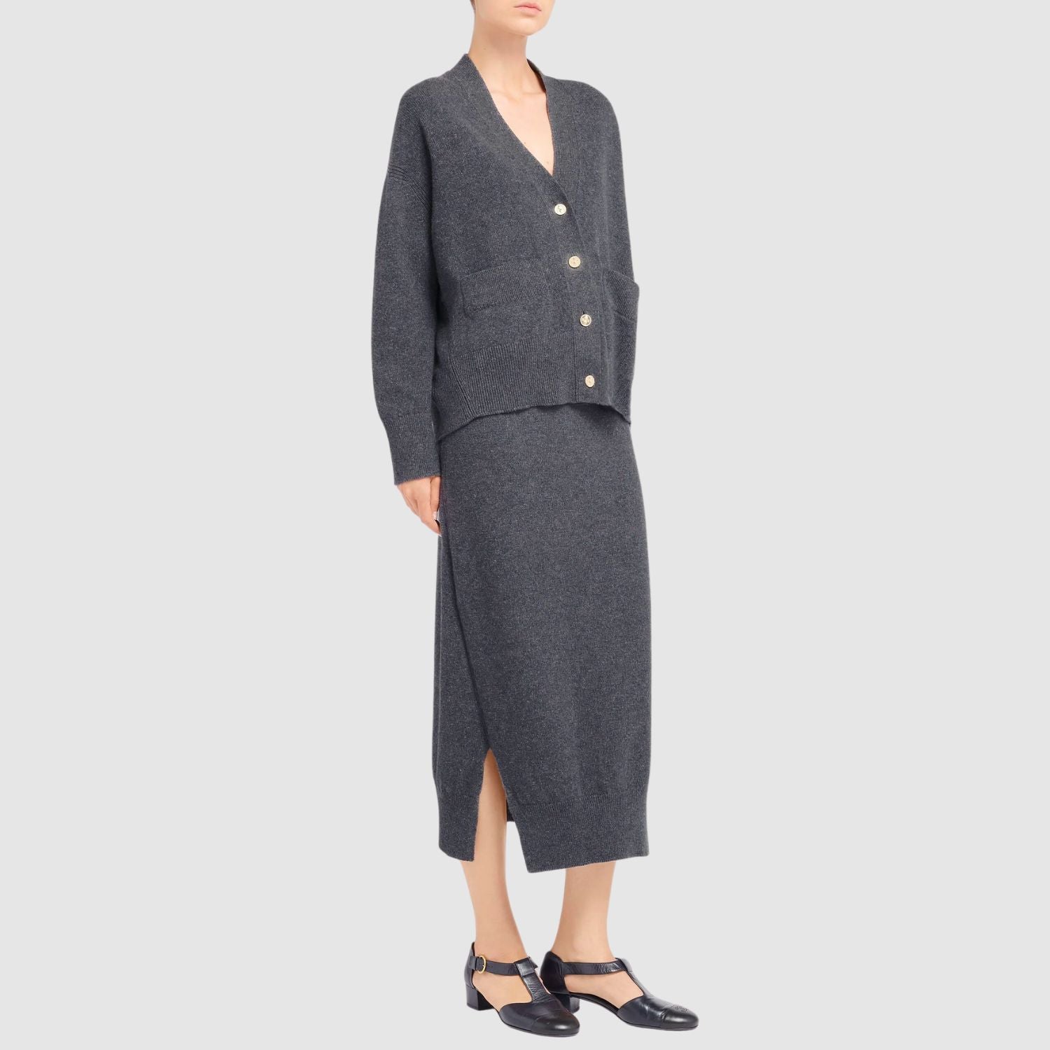 Barrie Iconic Cashmere Skirt