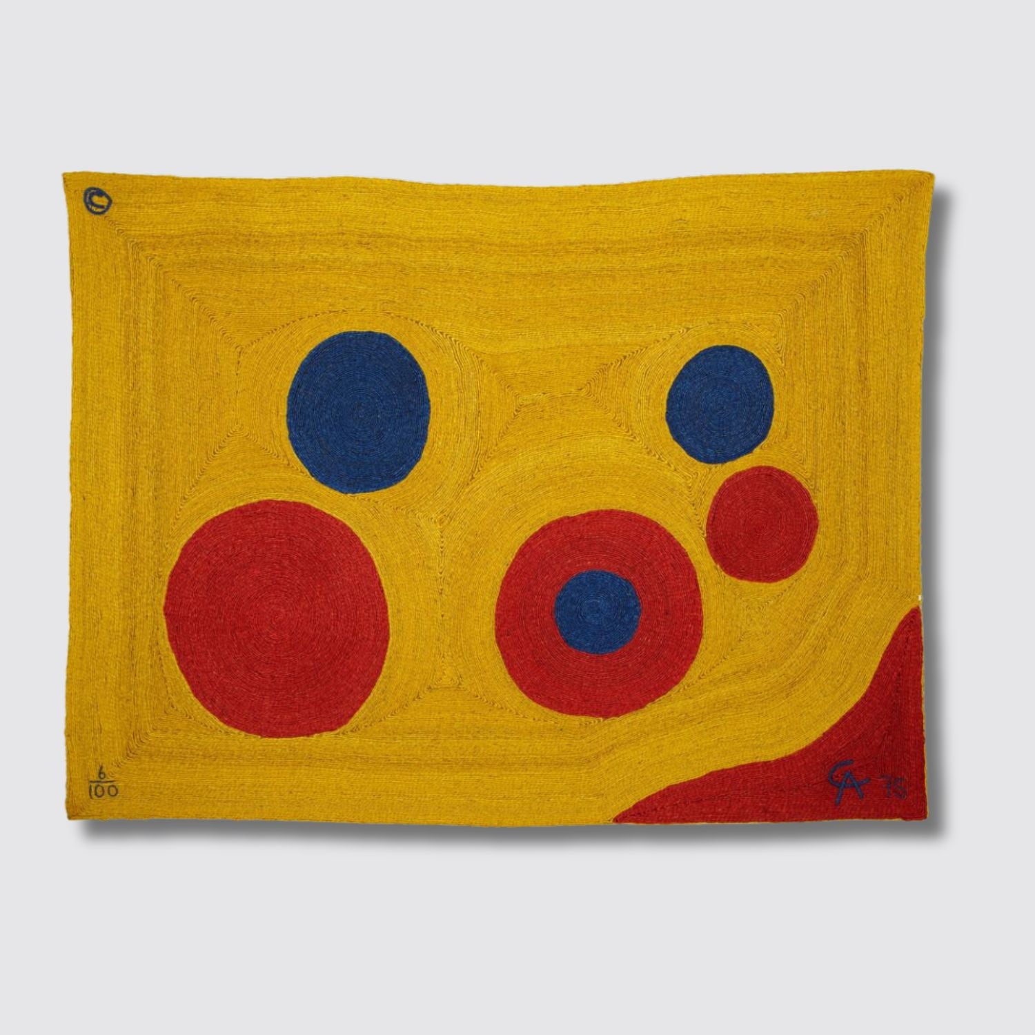 Just One Eye | Alexandre Calder "Yellow" Carpet, 1975 - Full View