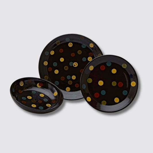 Just One Eye | Jacques Grange Dinnerware Set with Dots - View 1