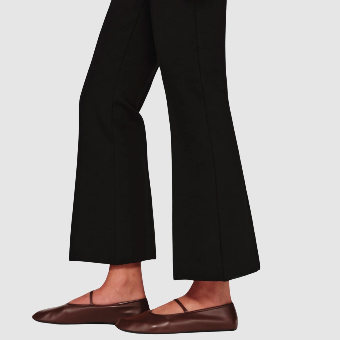 High Sport Kick Pant in Black Cotton