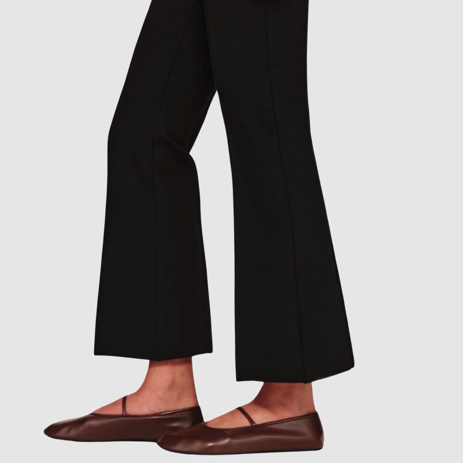 High Sport Kick Pant in Black Cotton