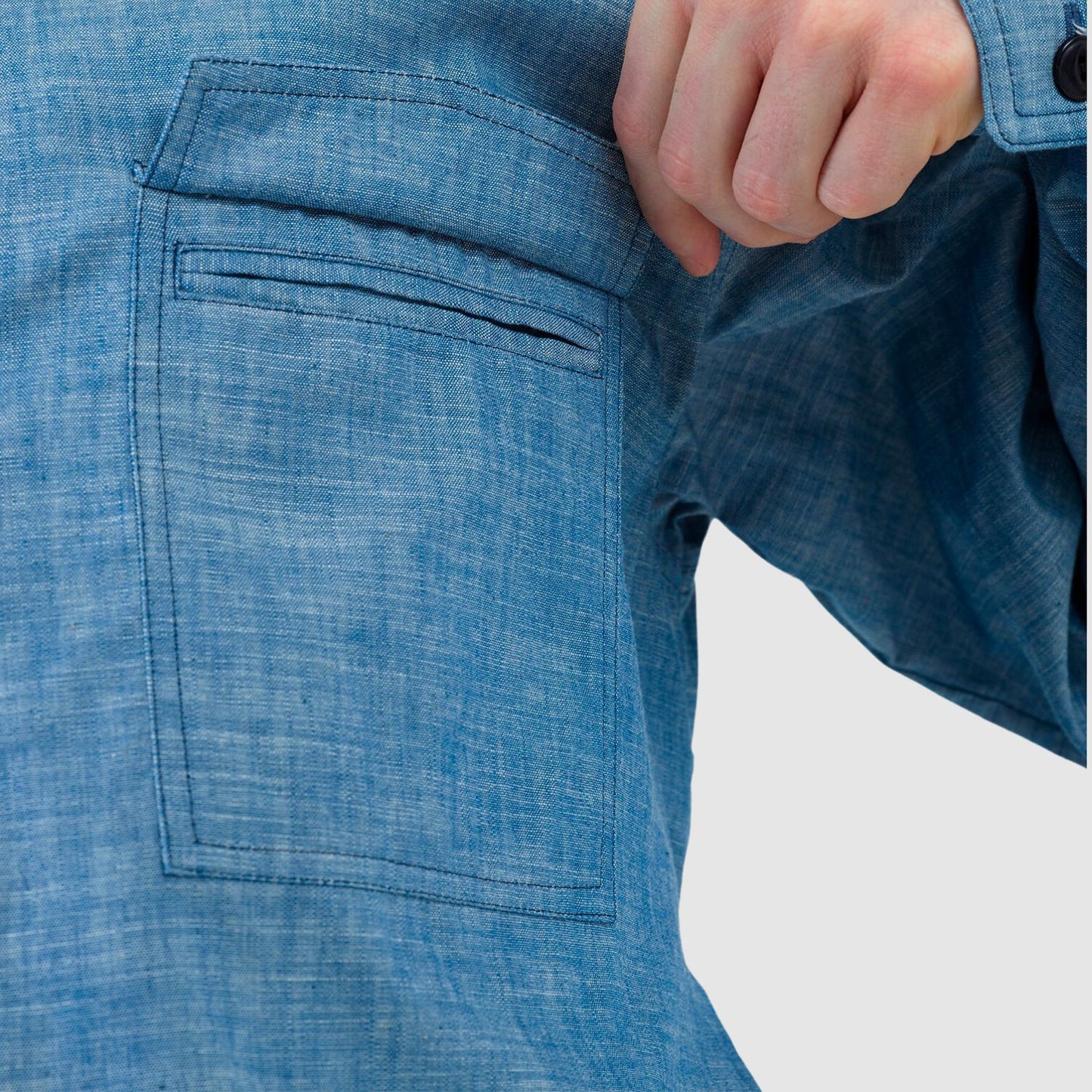 Punishment Paris Sky Blue Selvedge Knife_PUNM249002