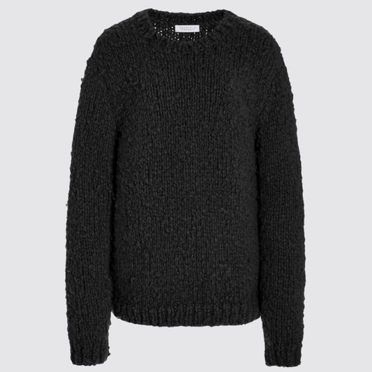 Gabriela Hearst Lawrence Sweater in Oatmeal Front View