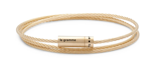 17g Yellow Gold Triple Cable Bracelet