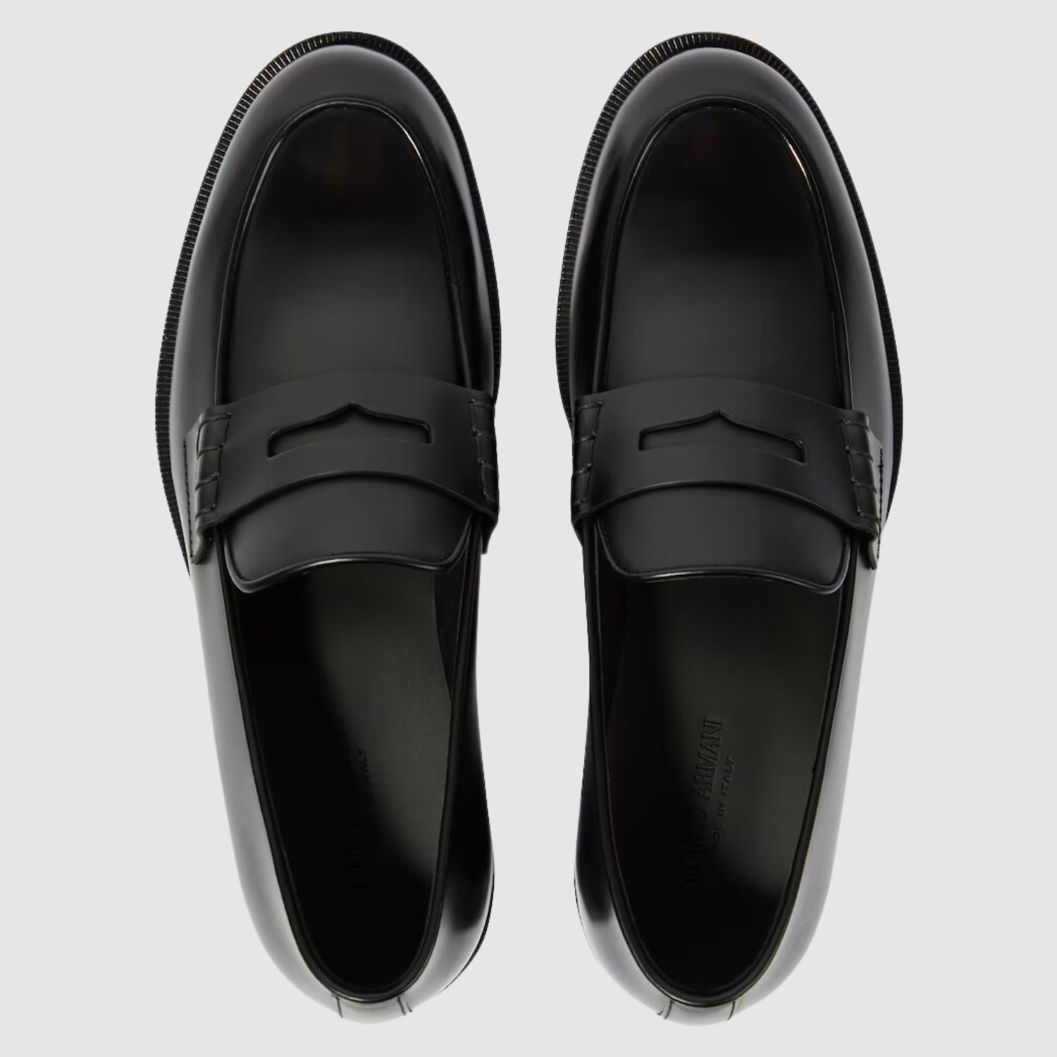Giorgio Armani Leather Loafers