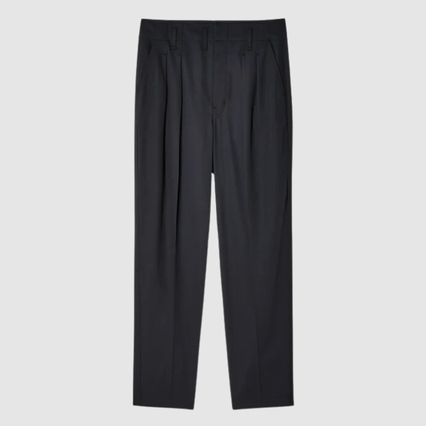 LEMAIRE Tailored Pleated Pants Jet Black