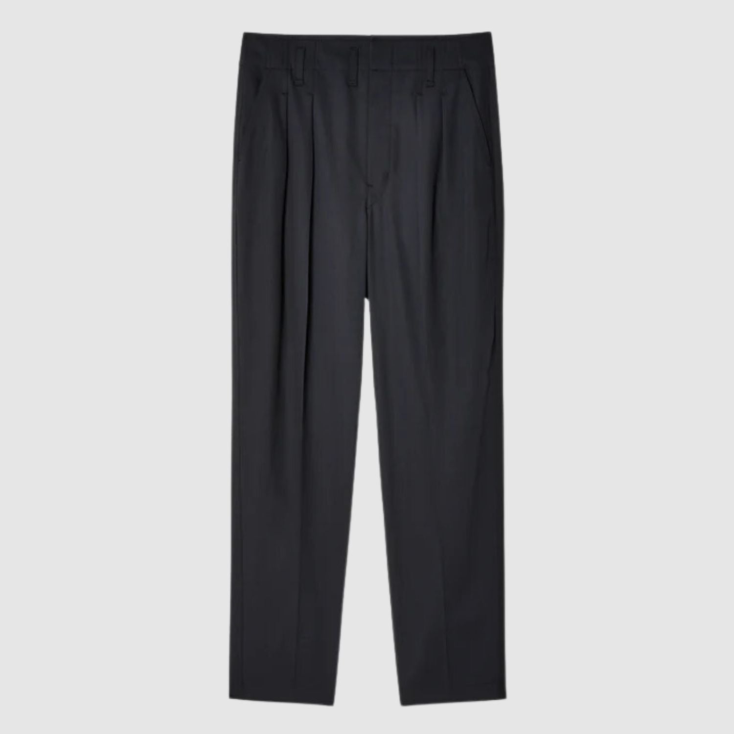 LEMAIRE Tailored Pleated Pants Jet Black