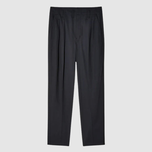 LEMAIRE Tailored Pleated Pants Jet Black