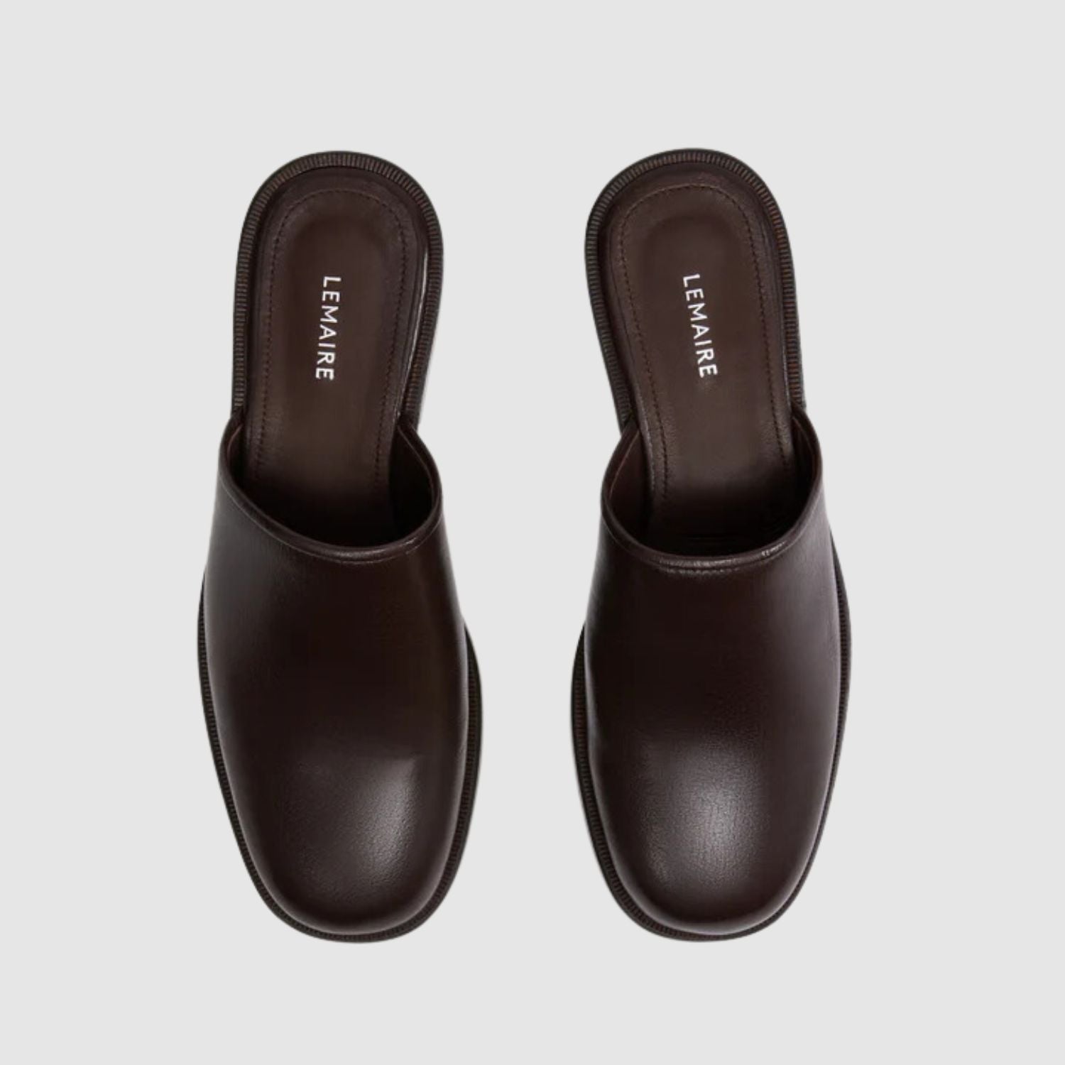 LEMAIRE Square Mule Brown