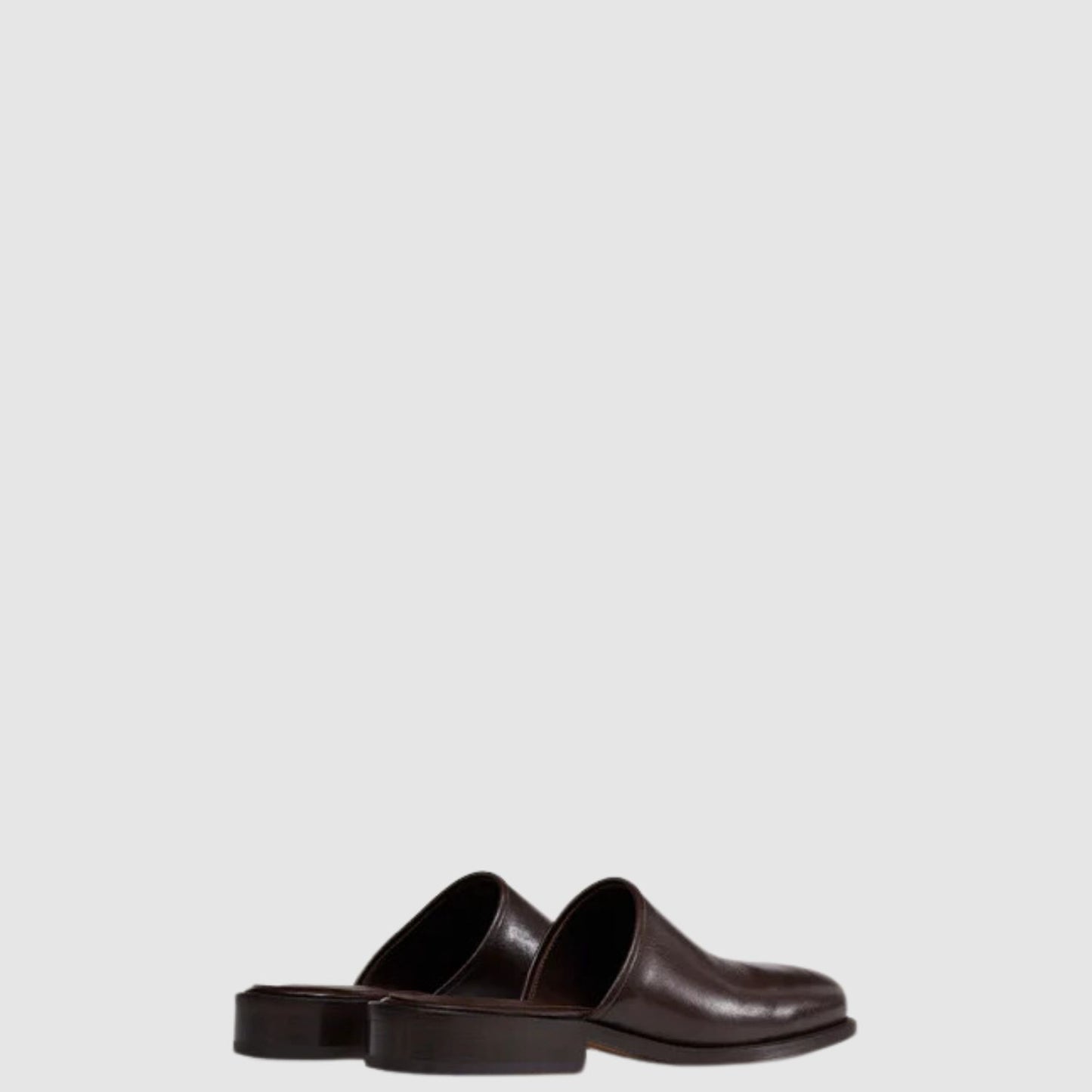 LEMAIRE Square Mule Brown