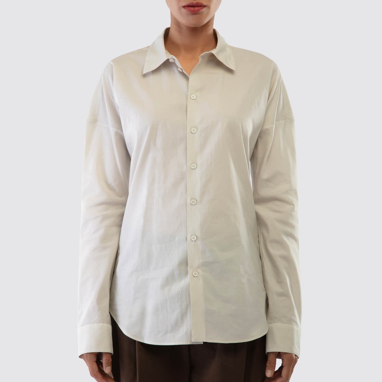 LEMAIRE Fitted Band Collar Shirt